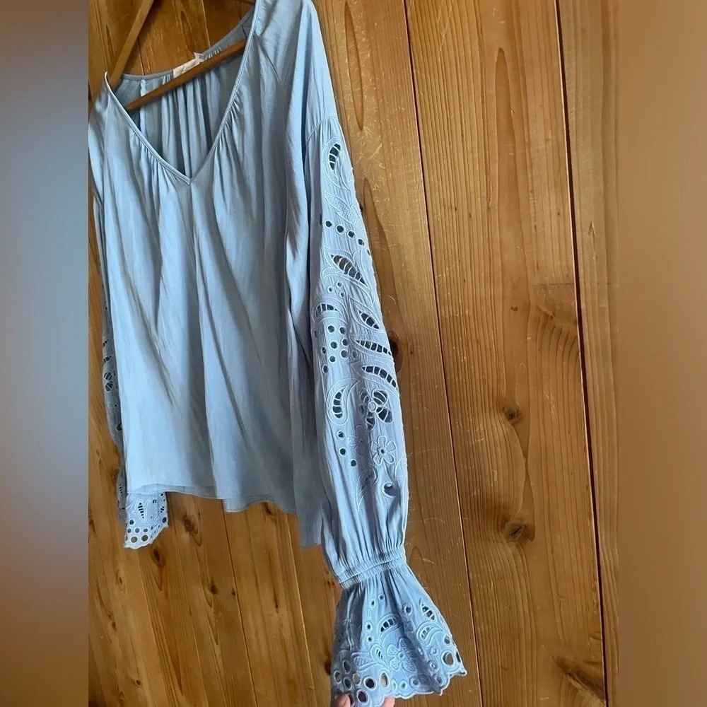 Ramy Brook Eyelet Blouse - Picture 3 of 4